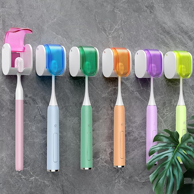 Toothbrush Holders for Bathrooms【Upgrade Single Slot Design】 Toothbrush Holder by EKOTTOK