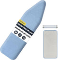 Ironing Board Cover and Pad 18"x54" Extra Thick Natural Cotton, Scorch and by UniSimp