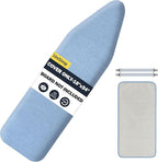 Ironing Board Cover and Pad 18"x54" Extra Thick Natural Cotton, Scorch and by UniSimp