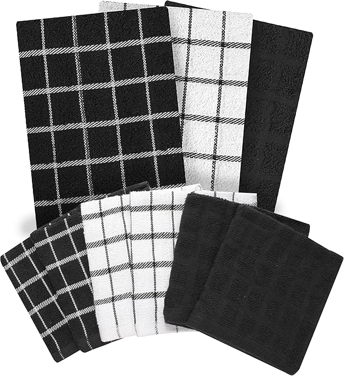 Ritz Premium 3-Pack Kitchen Towel & 6-Pack Dish Cloth Set - Image 2