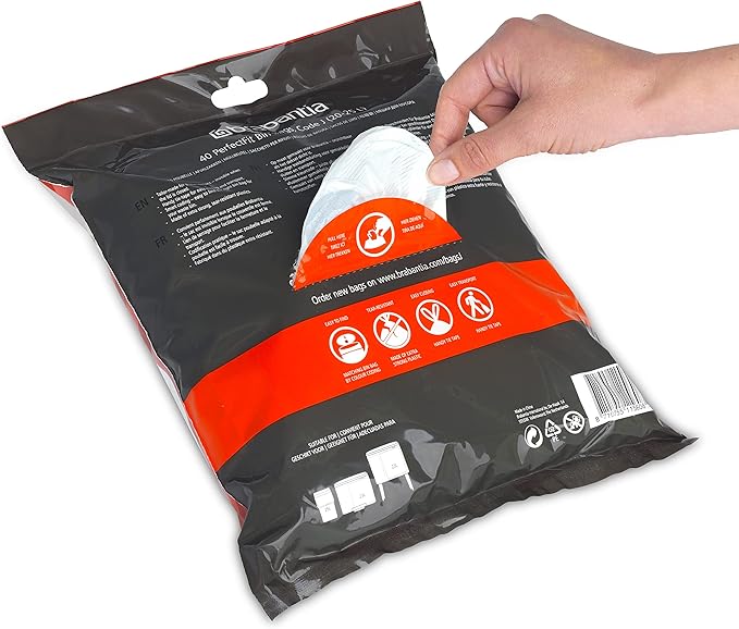 Brabantia PerfectFit Trash Bags Thick Plastic Trash Can Liners - Image 4