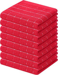 Mordimy 100% Cotton Terry Cloth Dish Cloths, Soft and Absorbent Checkered Dish by Mordimy