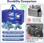 KYODOLED 6 Pack Extra Heavy Duty Blue Moving Bags - Image 4