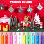 Mini Clothes Pins for Photo, Small Colored Clothespins 100 Pack Wooden Rainbow - Image 3