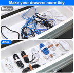 Leather Cable Straps Cord Organizer - Image 4