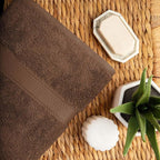Superior Egyptian Cotton Solid Towel Set, Washcloths 13” x 13”, Hand Towels 20” - Image 5