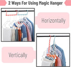 Mr. Pen- Space Saving Hangers for Clothes, Playful Pop Colors, Plastic Multi - Image 4