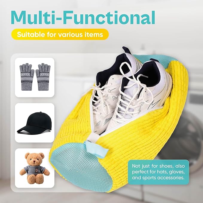 Shoe Washing Machine Bag – 2 Pack Mesh Laundry Bags - Image 5