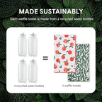 RECYCO Waffle Kitchen Towel Set of 2 - Image 5