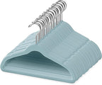 50 Pack Premium Baby Velvet Hangers by TECHZOO