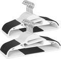 Finnhomy 50 Pack Plastic Hangers, Heavy Duty Clothes Hangers by Finnhomy