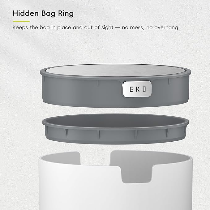 EKO Fandy 0.58 Gal/2.2L Mini Trash Can - Image 8