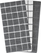 Ritz Premium 100% Cotton Terry Check Kitchen Dish Towels - Image 2