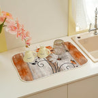 Floral Dish Drying Mat 18x24 Inches - Image 5