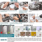 TAILI 4-in-1 Sponge Holder for Kitchen Sink - Image 8