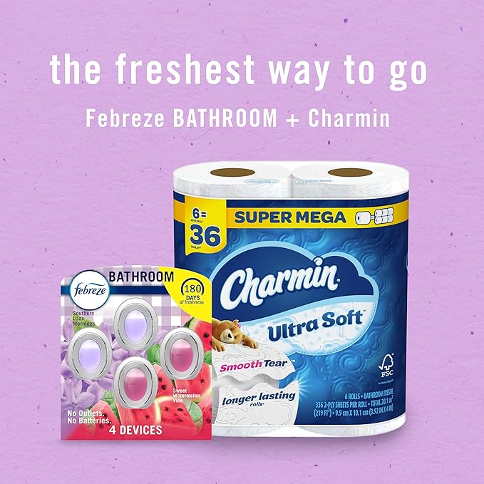 Febreze Bathroom Air Freshener, Odor-Fighting, Plug In Alternative, Air - Image 9