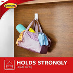 Command 10 lb XL Heavyweight Hook, 2 Wall Hooks and 6 Strips, Damage-Free - Image 4