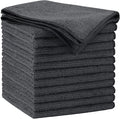 AIDEA Microfiber Cleaning Cloth Grey 12PK, Microfiber Towels by AIDEAHOME