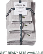 Lacoste Heritage 100% Supima Cotton Wash Cloth, Premium Super Soft Bath Towel - Image 5