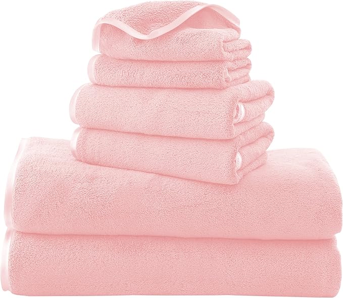 TENSTARS Luxury Silk Hemming Towel Set by TENSTARS