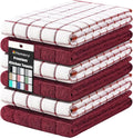 Homaxy Premium Cotton Kitchen Towels 16"x 28", Large Natural Ring Spun 390 GSM by Homaxy