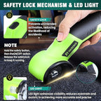 Cordless Electric Scissors Box Cutter 2 Rotary Blades – 4V Duty Rechargeable - Image 2