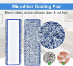 8 Pack Microfiber Cleaning Pad for Bona Mop Hardwood & Hard Surface Floors Dry - Image 4