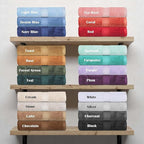 Superior Solid Egyptian Cotton Towel Set, Hand Towel 20” x 30”, Bath Towel 30” - Image 8