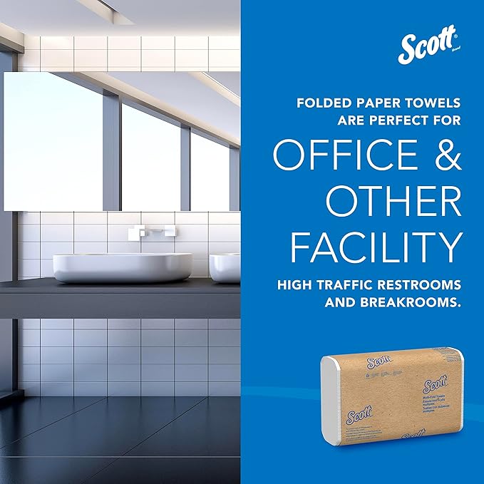 Scott Professional Universal Multifold Narrow Width Paper Towels, Absorbency - Image 4