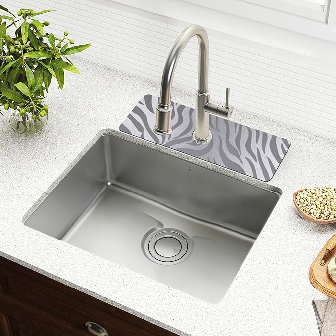 Kitchen Sink Splash Guard 2 PCS 30 Inch Sink Faucet Mat Splash Guard - Image 6