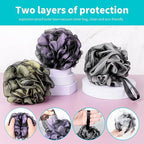 Bath Loofah Shower Sponge Body Back Scrubber Soft Mesh Shower Puffs Exfoliating - Image 4