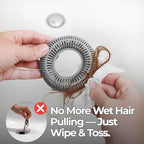 Hair Catcher for Shower Drain & Bathtub – TubRing Pop-Up Drain Protector & - Image 3