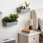 GRANNY SAYS Wicker Hanging Basket, 2 Pack Storage Baskets - Image 8