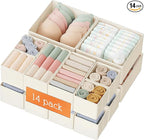 Criusia Drawer Organizer Clothes, 14 Pack Dresser Organizer by Criusia