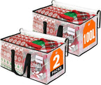 Clear Heavy Duty Extra Large Moving Bags, Reinforced Handle and Double Zipper by RoomHacks