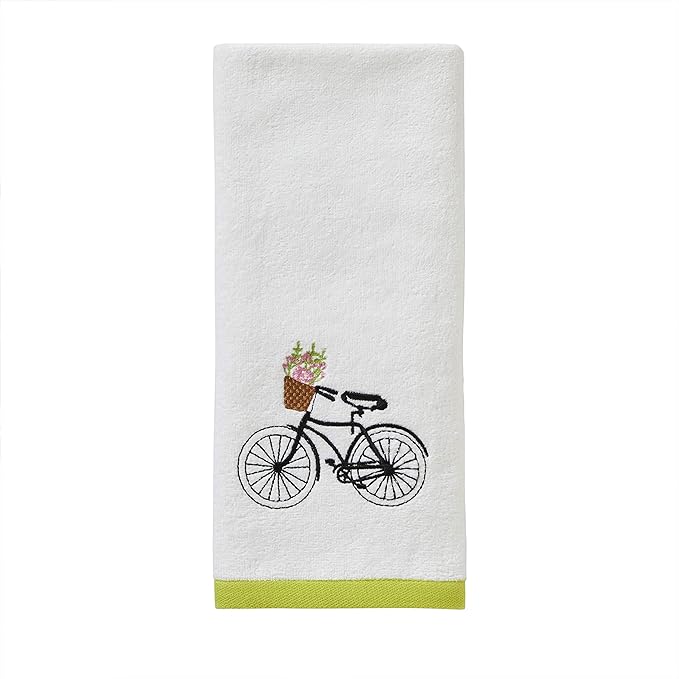 SKL Home by Saturday Knight Ltd. Flower Basket Bike Hand Towel - Image 3
