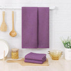 Kitinjoy 100% Cotton Waffle Weave Kitchen Hand Towels - Image 6