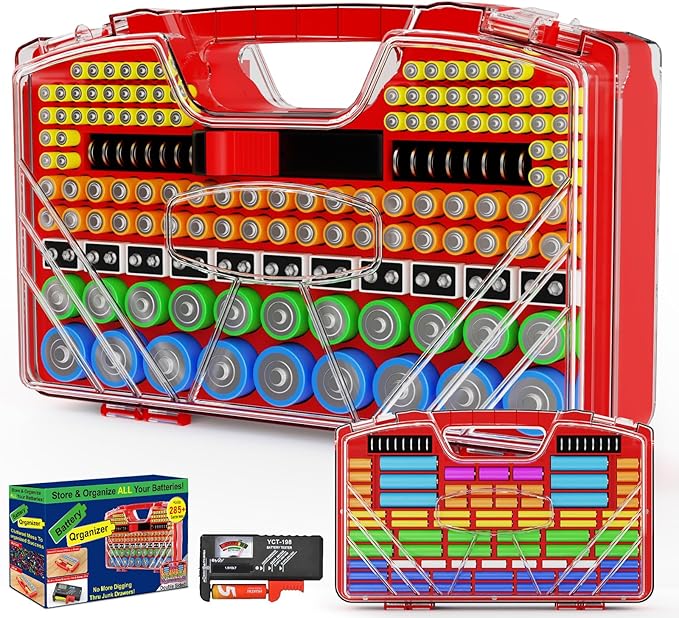 Battery Organizer Storage Holder Box Case by Unknown