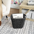 GRANNY SAYS Wicker Waste Basket, Waterproof Bathroom Trash Can, Decorative Boho - Image 3