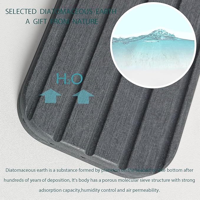 20inch x 4inch Kitchen Sink Faucet Mat, Water Absorbing Stone Faucet Splash - Image 7