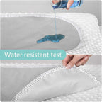 TILLYOU Waterproof Changing Pad Liners 6 Pack, 100% Cotton Reusable Cloth - Image 5
