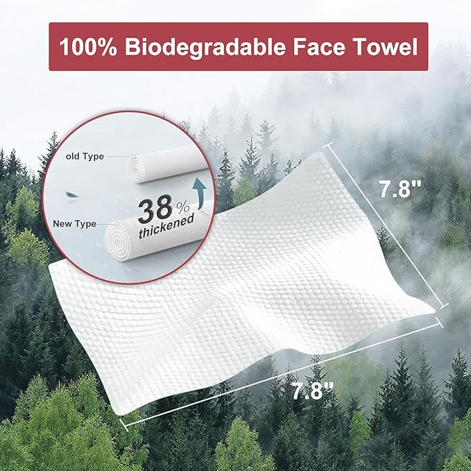 Disposable Towels for Face Hang Over the Door or on Wall, 300 ct, 2 Pack - Image 7