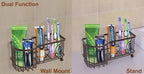 Simple Houseware 6 Slots Toothbrush Holder Adhesive Wall Organizer - Image 2