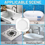 50 PCS Disposable Shower Drain Hair Catcher 3.54 Inches Round Drain Hair - Image 6