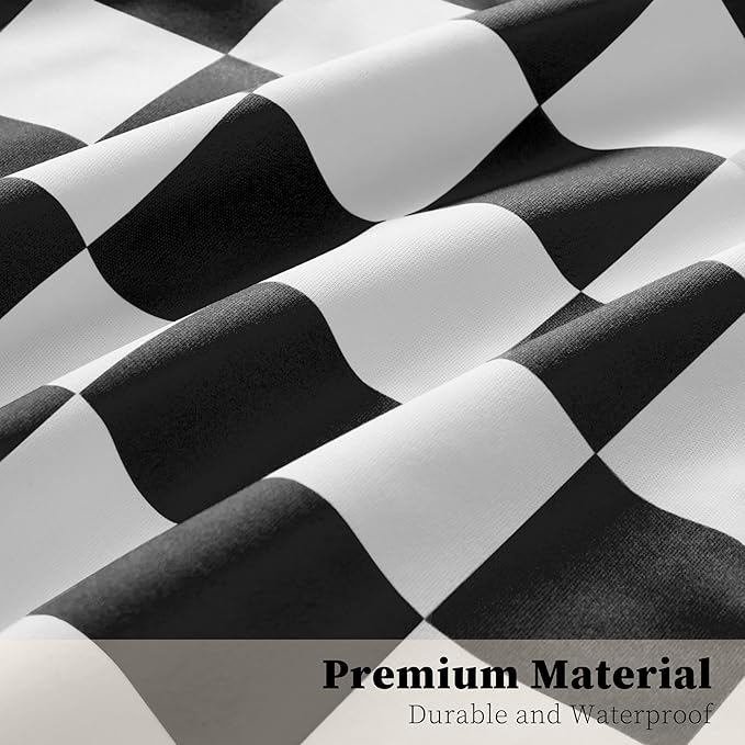 Checkered 2 Pcs Large Travel Laundry Bags - Image 5
