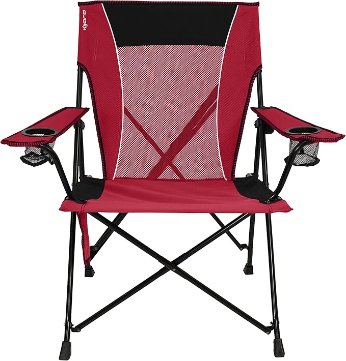 Kijaro Dual Lock Portable Camping Chairs - Versatile Folding Chair, Sports Chair, Outdoor Chair & Lawn Chair - Dual Lock Feature Red Rock Canyon - Image 4