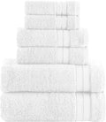 Elegant Comfort Luxury 6-Piece Towel Set, Premium Soft 100% Turkish Cotton by ELEGANTCOMFORT