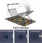 Dish Drying Mat for Multiple Usage. Super Absorbent, Easy clean, Quick dry - Image 3