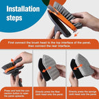 Tub Tile Scrubber Brush with 3 Different Function Cleaning Pads and 56" - Image 6