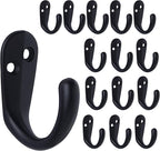 IBosins 15PCS Coat Hooks Wall Mounted Single Prong Robe Hook by IBosins